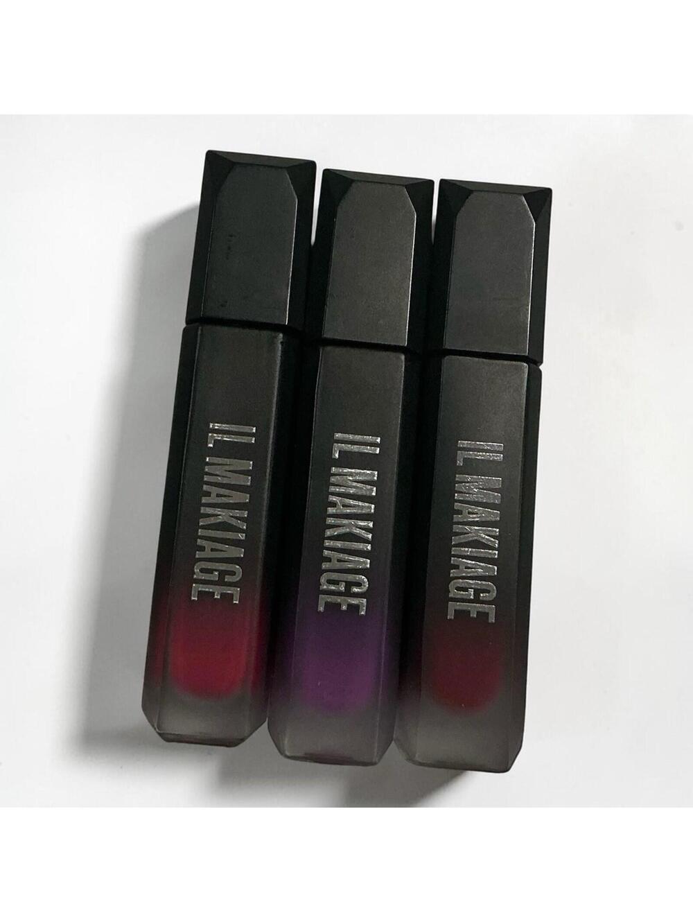 IL MAKIAGE Lip 3 pc set Infinity Long Wear Matte Lip Cream Liquid Lipstick NEW